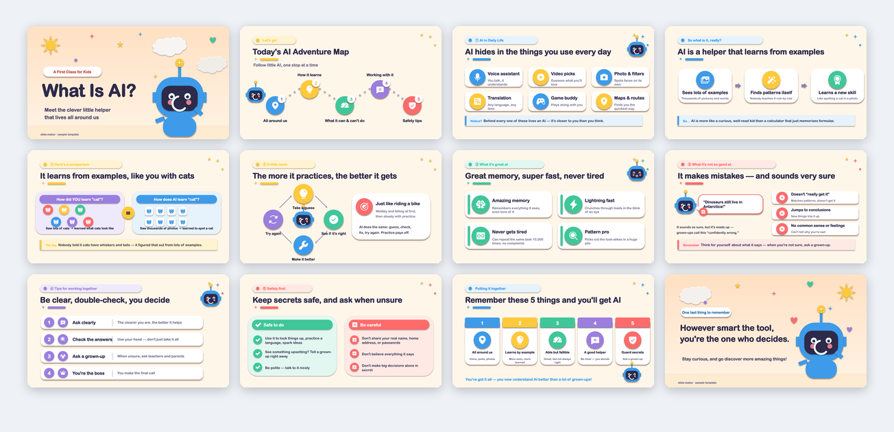 Teaching / Knowledge Sharing template preview